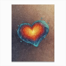 Heart Of Love 28 Canvas Print