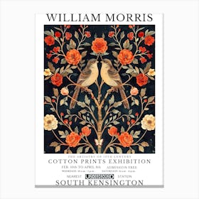 William Morris Exhibitions Birds Series 18 Canvas Print