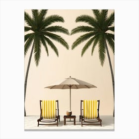 Palm Trees 1 Canvas Print