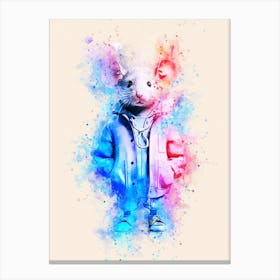 Rat In A Jacket Canvas Print