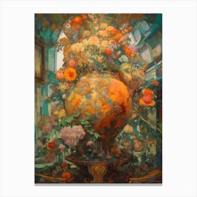 Grand Floral Vase Canvas Print