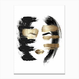 Gold And Black Canvas Print 8 Canvas Print