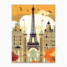 Paris In Autumn Canvas Print