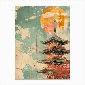 Roppongi Hills Castle In Tokyo Japan Mid Century Modern 2 Canvas Print