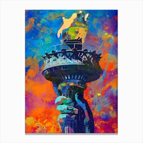 Statue Of Liberty Torch Canvas Print