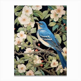 Bluebird In Blossom Canvas Print