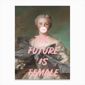Female Future Canvas Print