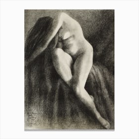 Art Deco Nude - 29-08-22 Canvas Print