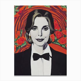 Jill Clayburgh Illustration Movies Canvas Print