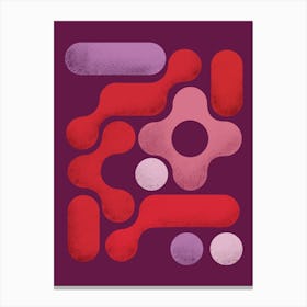 Rounded Shapes Canvas Print