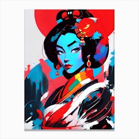 Geisha 90 Canvas Print
