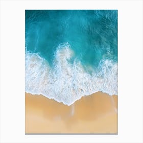 Aerial View Of A Beach 67 Canvas Print