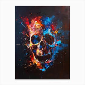 Skull Painting Canvas Print