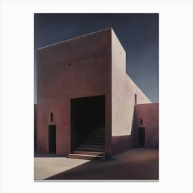 'Adobe House' Canvas Print