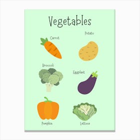 Vegetables Canvas Print