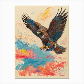 Eagle In Flight 7 Canvas Print