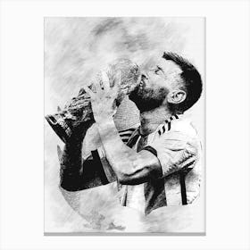 Lionel Messi 5 Canvas Print