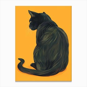 Black Cat 67 Canvas Print