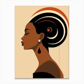 Afro-American Woman 16 Canvas Print