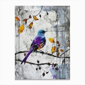 Bird On A Branch 37 Canvas Print