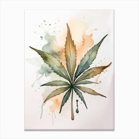 Marijuana Leaf Canvas Print