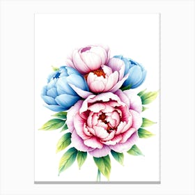 Peonies 14 Canvas Print