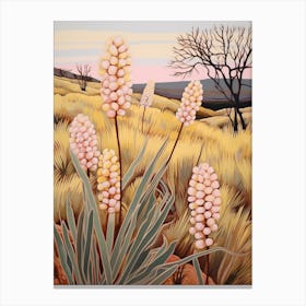 Prairie Clover 2 Flower Painting Canvas Print