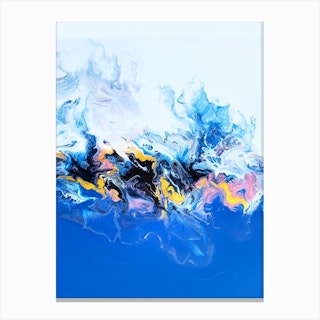 Periwinkle Rainbow Canvas Print