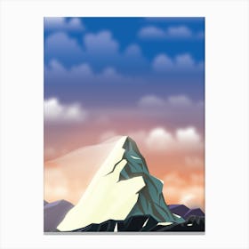 Mountain In The Sky Canvas Print