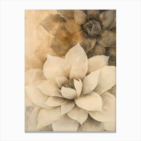 Vintage Flowers Canvas Print