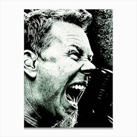 James Hetfield Metallichead band music 31 Canvas Print