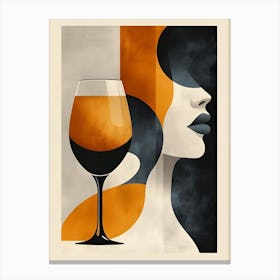 Wine Glass Canvas Print Canvas Print