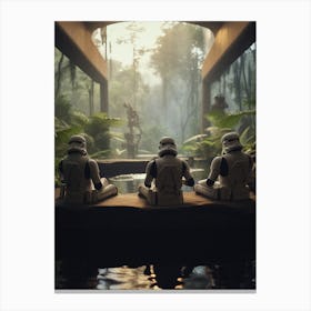 Peaceful Stormtrooper Sanctuary Canvas Print