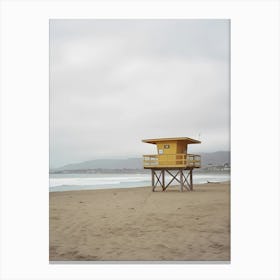 Lifeguard Tower On The Beach Canvas Print