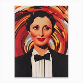 Luise Rainer Illustration Movies Canvas Print