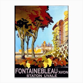 Fontainebleau, Avon, France Canvas Print