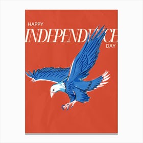 Happy Independence Day 1 Canvas Print