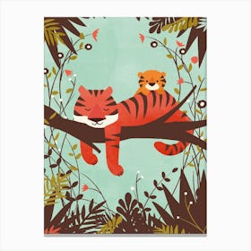 Sleeping Tiger Canvas Print