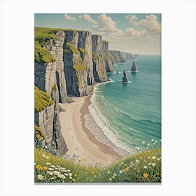 Cliffs Canvas Print