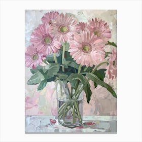 A World Of Flowers Gerbera 3 Painting Canvas Print