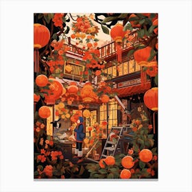 Chinese New Year Decorations 1 Canvas Print