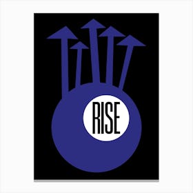 Rise Blue 1 Canvas Print