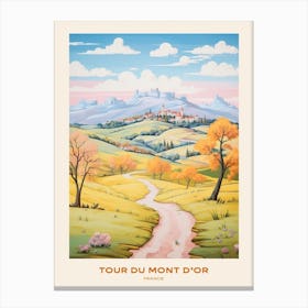 Tour Du Mont D Or France 2 Hike Poster Canvas Print