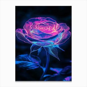 Purple Rose 1 Canvas Print