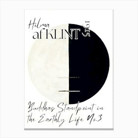 Hilma Af Klint Buddha Stonepoint In The Earthly Life Vol 3 Canvas Print