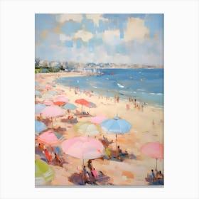 Summer'S Day At The Beach Canvas Print