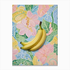 Tropical Bananas Canvas Print