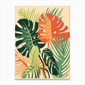 Tropical Leaves 6 Canvas Print