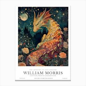 William Morris Exhibition Insects Series 33 Canvas Print