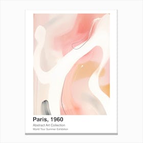 World Tour Exhibition, Abstract Art, Paris, 1960 8 Canvas Print